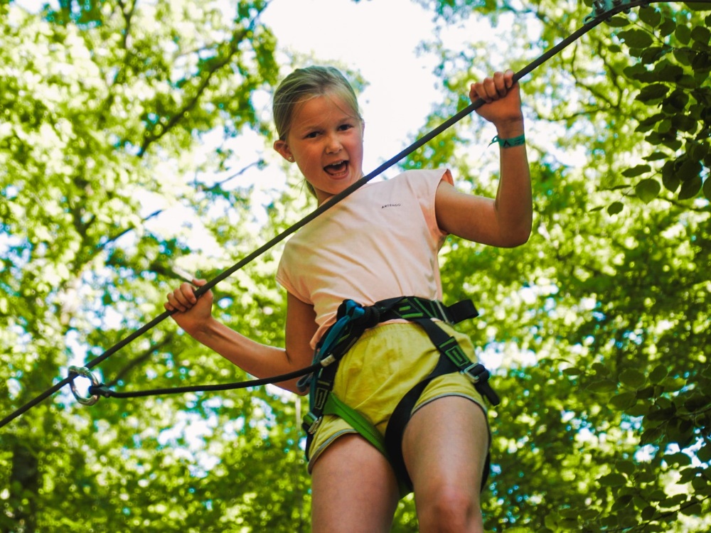 L'accrobranche est une activité sécurée.