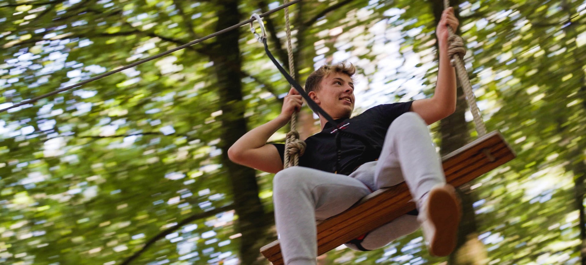 L'Accrobrancherie procure des sensations fortes !